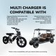thumbnail image 5 of Cargador de batería Strvo 42V2A compacto para baterías Li‑ion de 36V, 5 of 8