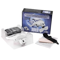 Xusx111 - Lupa De Banda De Cabeza De Manos Libres, Lupa De Cabeza De Carga Usb Con Luz Led Joyería Artesanía Reloj Hobby 5 Lentes 1.0X 1.5X 2.0X 2.5X 3.5X (Versión Actualizada)