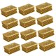 thumbnail image 2 of 12 Piezas De Lujo En Forma De Cuadrícula Candy Sweet Box Wedding Party Favors Gold, 2 of 5