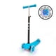 thumbnail image 3 of Scooter Monopatin 3 Ruedas Luces Barra Ajustable 86cm Azul Bex, 3 of 8