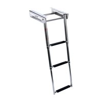 Magideal - Escalera Para Barcos De 3 Escalones, Escalera Telescópica Para Barcos De Acero Inoxidable, Escalera Para Muelle, Escalera Telescópica Marina Para Barc