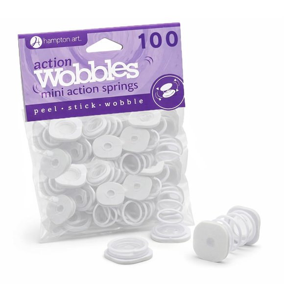 Wobbles de Acción Hampton Art Mini - Pack de 100