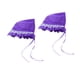thumbnail image 4 of 2 Uds Accesorio De Verano Para Mascotas, Gorro Transpirable Con Cordones Para Perro, Color Violeta, 4 of 5