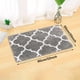 thumbnail image 4 of 1pc Soft and Non-Slip Chenille Shower Mat - Water Absorbent Microfiber Bath Rug for Bathroom Floor and Tub - Durable and Fluffy Shag Rug - Grey, 4 of 4