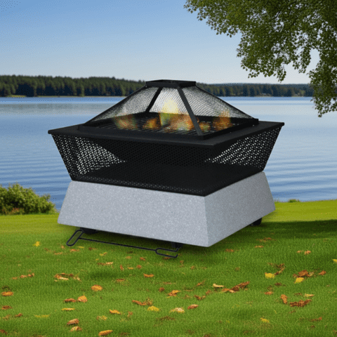 Igpro - Fogon Parrilla A La Piedra 54X54X43Cm