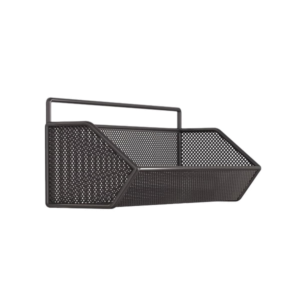 Cesta colgante para pared, cesta de alambre, cesta de organización, rejilla de almacenamiento, estante de almacenaje para cocina, jengibre, verduras, S