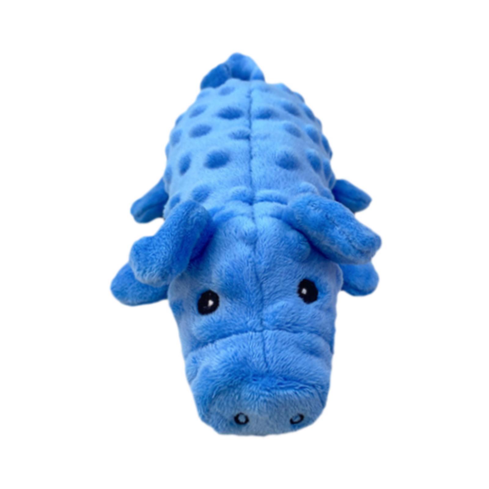 Magideal - Juguete Chirriante Para Perros, Cerdo De Peluche, Juego De Ejercicio, Sofá De Protección, Animal De Peluche, Juguete Para Masticar Para Perros Pequeño Azul