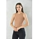 thumbnail image 2 of Polera Musculosa Mujer Cafe Sin Mangas Talla S, 2 of 3