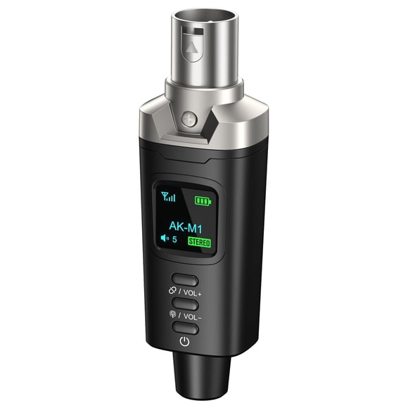 Receptor Bluetooth XLR Aokeo AK-M1 Alcance de 30m Estéreo