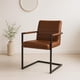 thumbnail image 1 of Silla Ivon | Elegancia y Confort en Eco Cuero Café, 1 of 4