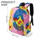 thumbnail image 3 of Tobee Cartoon-theme Backpack, Campus style schoolbag Bookbag with Adjustable Shoulder Straps And Large Zip Compartment, Unisex Travel Bags.42x30x15cm, 3 of 6