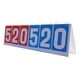thumbnail image 4 of Marcador De Mesa Marcador Estable Para Baloncesto Tenis Deportes De Interior Rojo Y Azul, 4 of 5