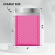 thumbnail image 2 of Sobre Yens 10x20 cm Rosa Intenso 50 unidades, 2 of 5