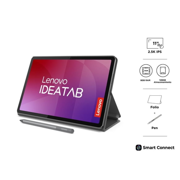 Tablet Lenovo IdeaTab 11 8GB 128GB Octa Core 11" 2.5K 90Hz (Wi-fi) Lápiz + Sleeve