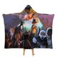 thumbnail image 1 of El Gato con Botas Manta Capa con Capucha Anti-Bolitas, Manta de Lana Ártica Suave, Manta Portátil de Felpa Ligera y Lujosa, Poncho para Siesta en Casa y Oficina, 100*130cm, 1 of 6