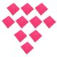 thumbnail image 1 of 10pc eva espuma rompecabezas ejercicio estera entrelazadas azulejos bebé arrastre estera rosa rojo, 1 of 5