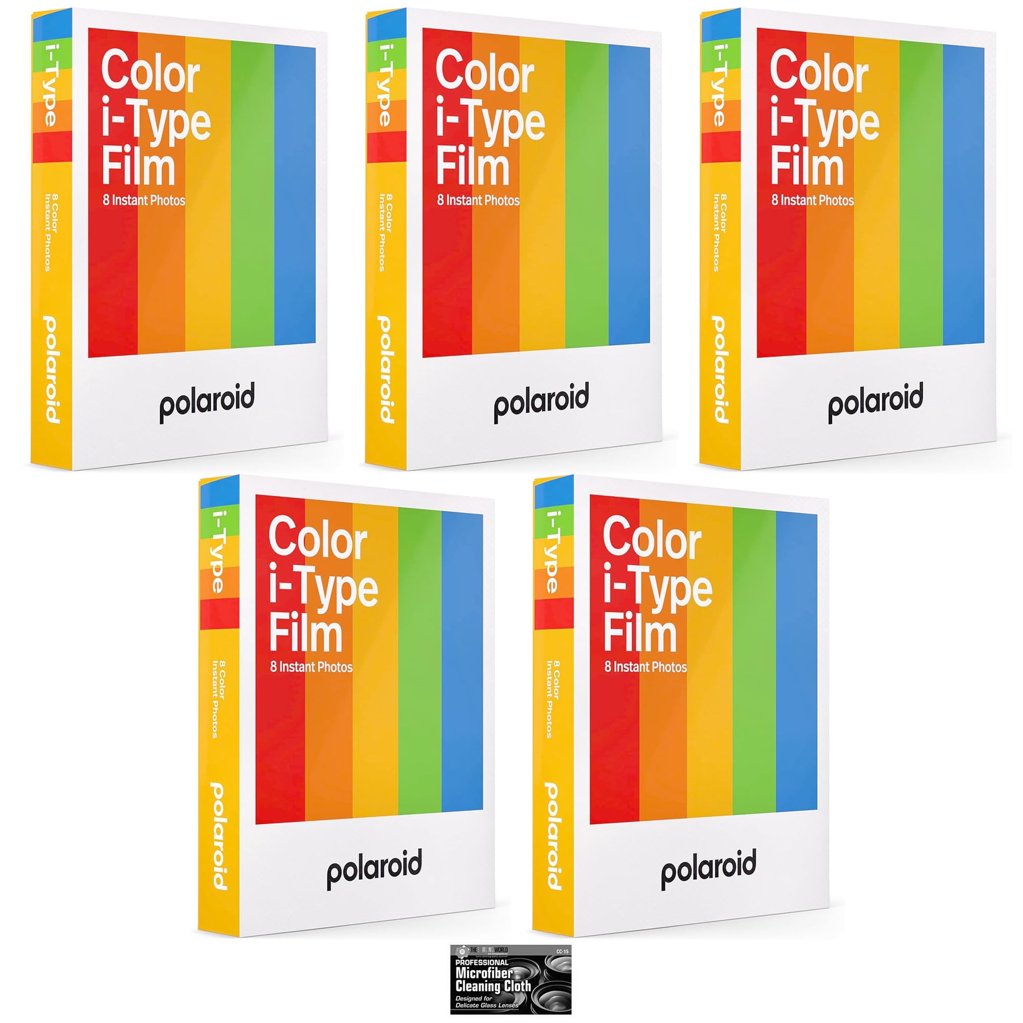 The Imaging World - Instant Film Polaroid Originals I-type Onestep2, Paquete De 5