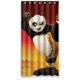 thumbnail image 1 of Cortina de ducha decorativa con diseño de panda, con ganchos, tamaño 36 x 72 pulgadas, 1 of 3
