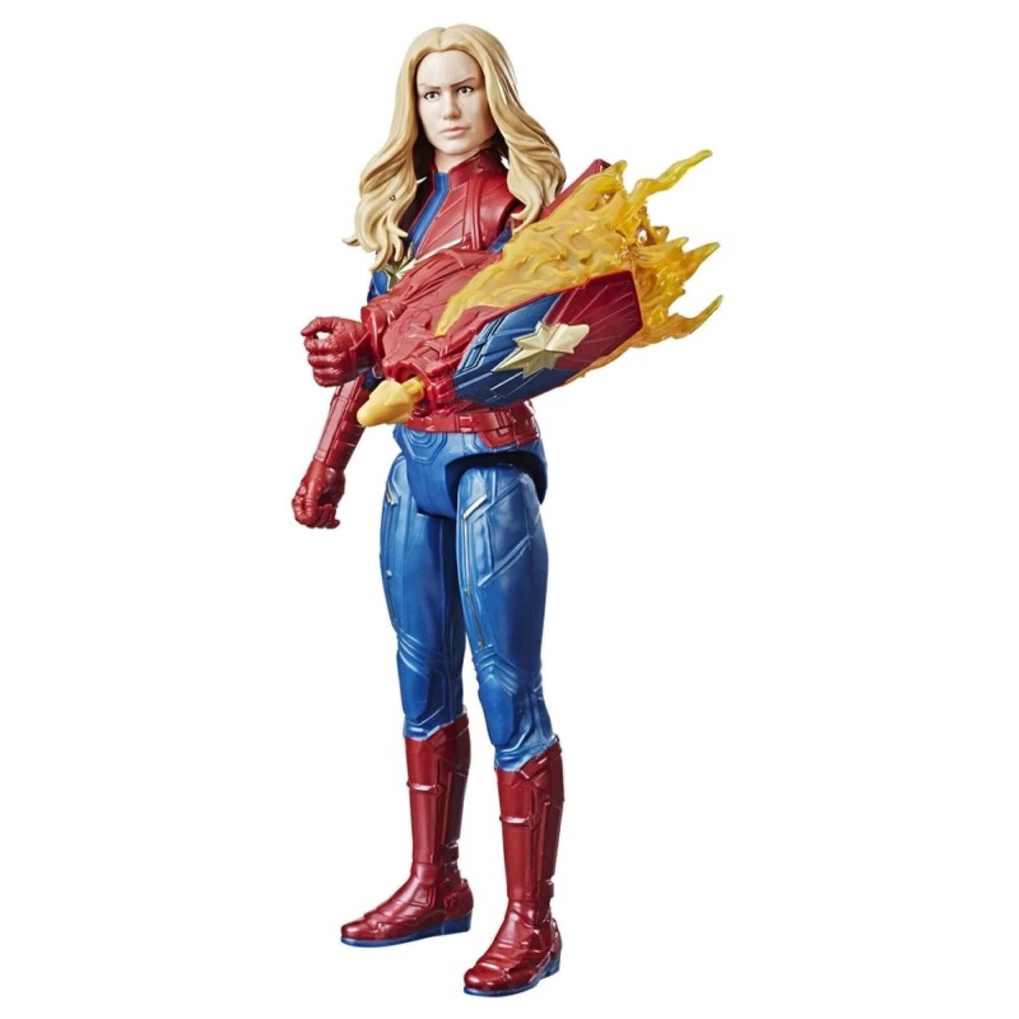 Juguete Figura De Accion Capitana Marvel Accesorios Hasbro