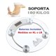 thumbnail image 3 of Balanza Digital Baño Vidrio 180 Kg Blanco, 3 of 3