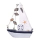 thumbnail image 2 of Modelo De Velero Decoración Adorno Barco De Vela De Madera Ligero Para Salvavidas De Escritorio, 2 of 3