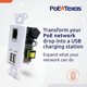 thumbnail image 2 of Enchufe Eléctrico PoE Texas Gigabit con Divisor PoE y USB, 2 of 6