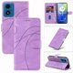 thumbnail image 3 of Funda tipo cartera con tapa para Motorola MOTO G24 con tarjetero, soporte y cubierta magnética Morado, 3 of 6