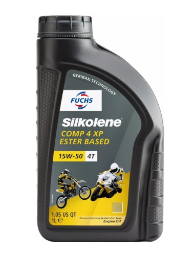 Fuchs Lubricants - Fuchs Silkolene Comp 4 15W-50 Xp Ester Based: Aceite Sintético De Alto Rendimiento Para Motores De 4 Tiempos