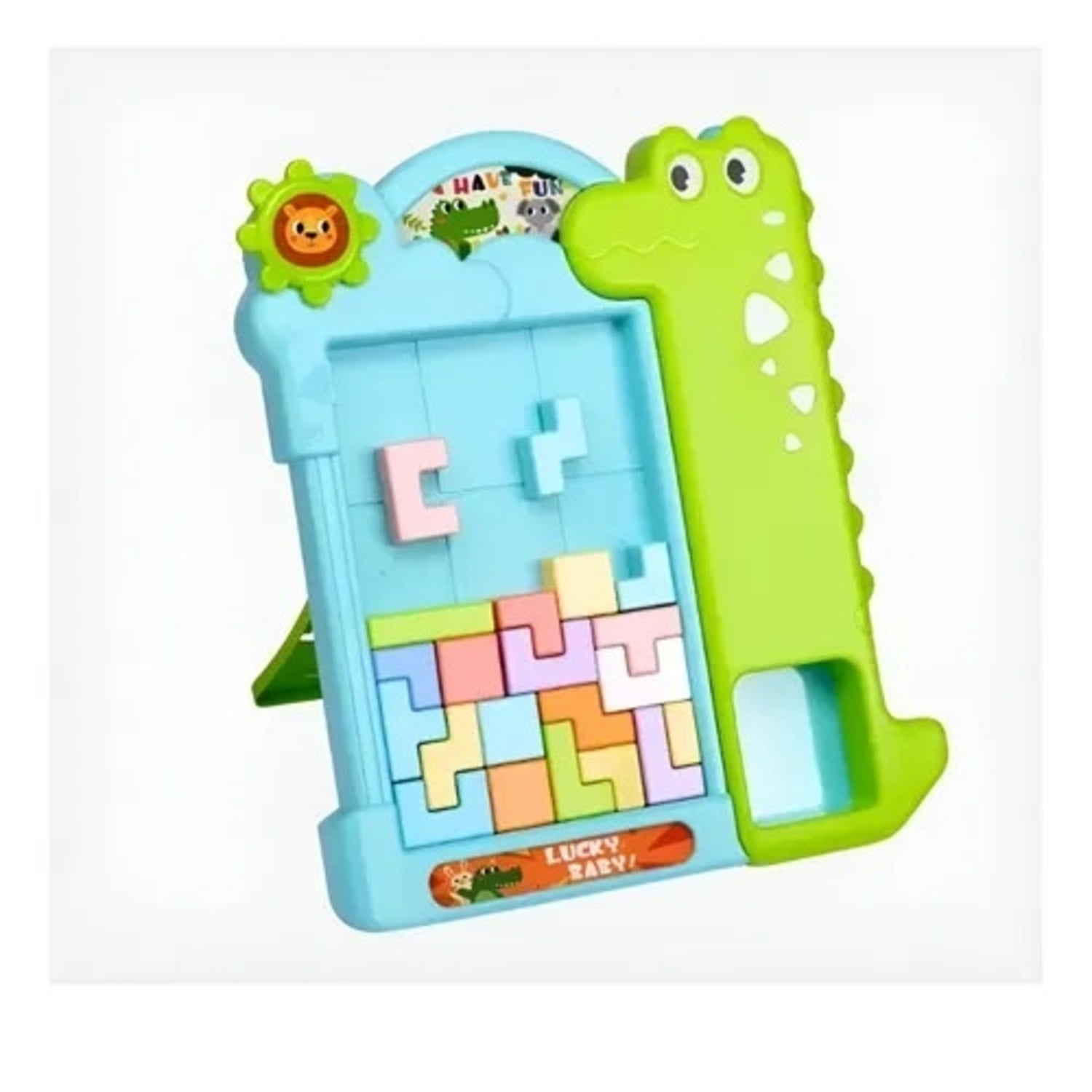 Genérico - Tetris Dinosaurio Verde