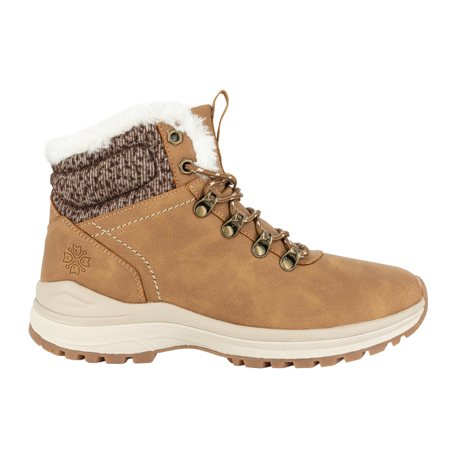 Botin Con Polar Mantes Caramelo Alquimia