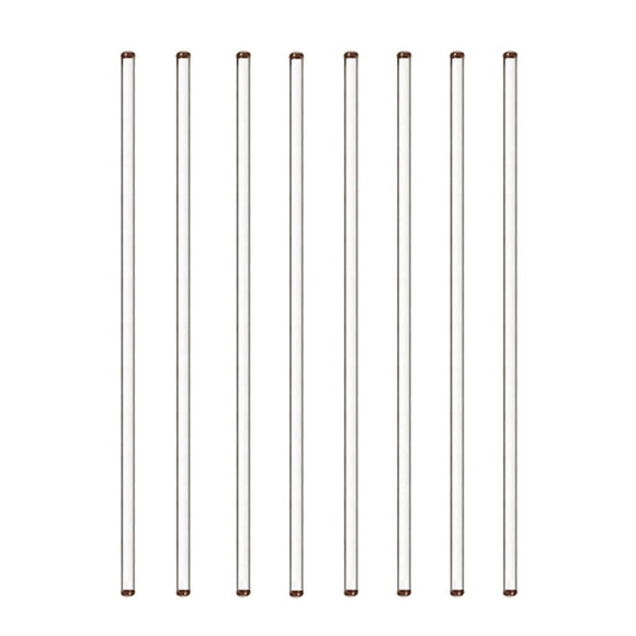 Varilla de agitación de vidrio Burry Life Science 30 cm, paquete de 8