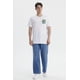 thumbnail image 4 of Polera Hombre Oversize Bordado Blanco, 4 of 4