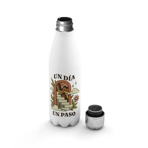 Creango - Botella Agua Termica Un Dia Un Paso De Acero Inoxidable