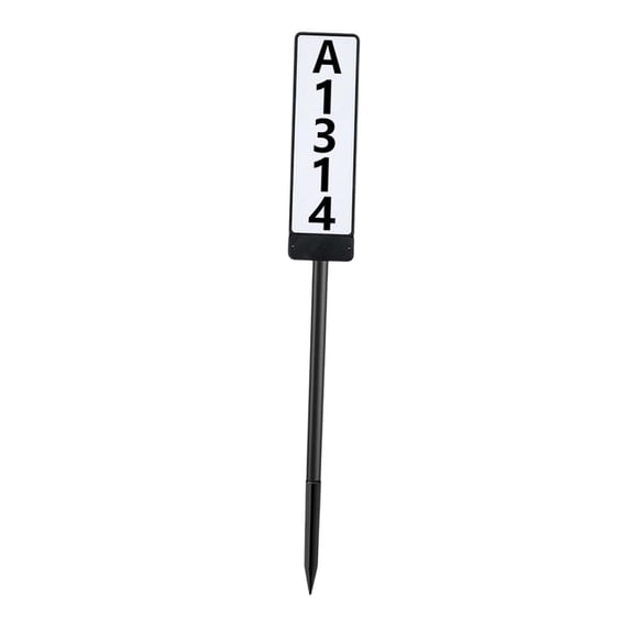 Signo De Número De Casa Solar Placa De Luces Solares Impermeable Para Casa Fuera De Casa Letra De La A A La Z