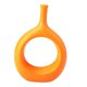 thumbnail image 2 of Florero De Donut Hogar Dormitorio Florero De Mesa Con Agujero Oficina Decorativo Naranja, 2 of 5