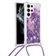 thumbnail image 5 of Funda FOXDOCK para Samsung Galaxy S22 Ultra con Cuerda Ajustable, Brillo Líquido, Protección Antigolpes y Lente – Ideal para Regalo, 5 of 6