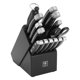 thumbnail image 2 of Juego de cuchillos de cocina Henckels Statement de 15 piezas con bloque negro, 2 of 5