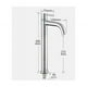 thumbnail image 5 of Grifo monomando de acero inoxidable para lavabo de baño, grifo de agua fría, RUIOIU, 5 of 5