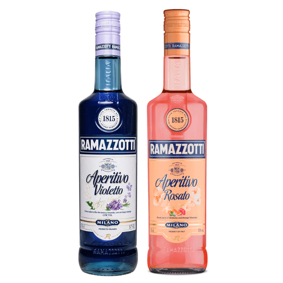 Licor Ramazzotti Aperitivo Rosato + Violetto 15° 700cc