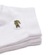 thumbnail image 2 of Pack de 3 calcetines Lacoste, bajos, unisex, blancos, tallas 10-12, 2 of 2