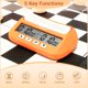 thumbnail image 4 of Cronómetro Digital de Ajedrez Feiyasi TIMER Naranja 2xAA, 4 of 7