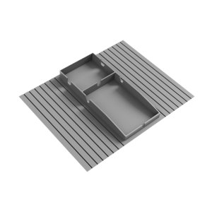 Magideal - Bandeja De Soporte De La Taza De Sofá, Soporte De Bebidas Con Sofá Accesorios Anti -Slip, Bandeja De Brazo Sofá De Sofá Para La Sala De Estar Taza Del Gris