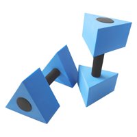 Magideal - Triángulo Ejercicio Aeróbico Acuático Mancuernas Mancuernas Flotantes De Agua Peso Ligero Alta Flotabilidad Fitness Fácil De Secar Mancuernas De Agua Azul