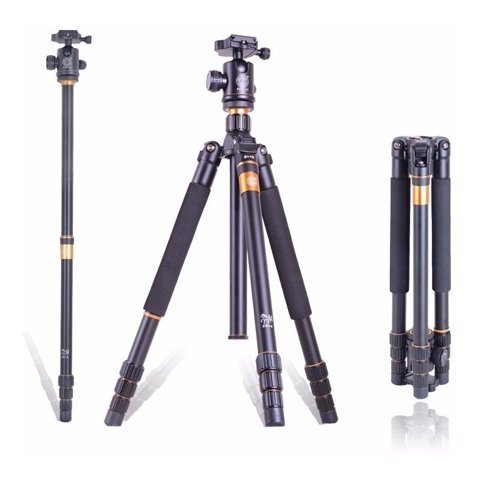 Genérico - Trípode Monópodo Profesional Q999 + Bolso