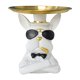 thumbnail image 2 of Guía Bulldog Estatua Escritorio Sundries Contenedor Perro Dog Animal Bandeja Decoración Del Hogar Blanco, 2 of 5