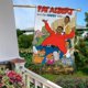 thumbnail image 5 of Fat Albert y los Niños de Cosby-bandera de jardín temática. Regalo perfecto para fans, amigos y familiares, ideal para actividades al aire libre y decoración de fiestas.28CM*45CM, 5 of 5