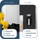 thumbnail image 2 of Soporte para bolsas de plástico Manterio Durable Wall Mount Black, 2 of 8