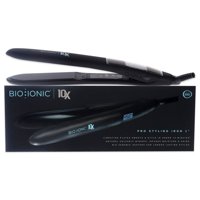 Bio Ionic - Plancha De Peinado Profesional 10X - Negra De Para Mujeres - Plancha De 1 Pulgada