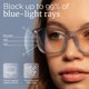 thumbnail image 3 of Gafas de bloqueo de luz azul livho High Tech con 99% de protección UV, 3 of 8
