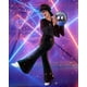 thumbnail image 2 of Set de disfraces Jexine para Halloween de los 70, Disco Party, para mujer, color negro, 2 of 3